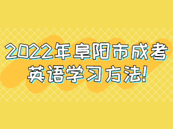 2022年阜陽(yáng)市成考英語(yǔ)學(xué)習(xí)方法